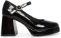 Steve Madden Zwarte hak lak enkelband pompen Black Dames - Thumbnail 1