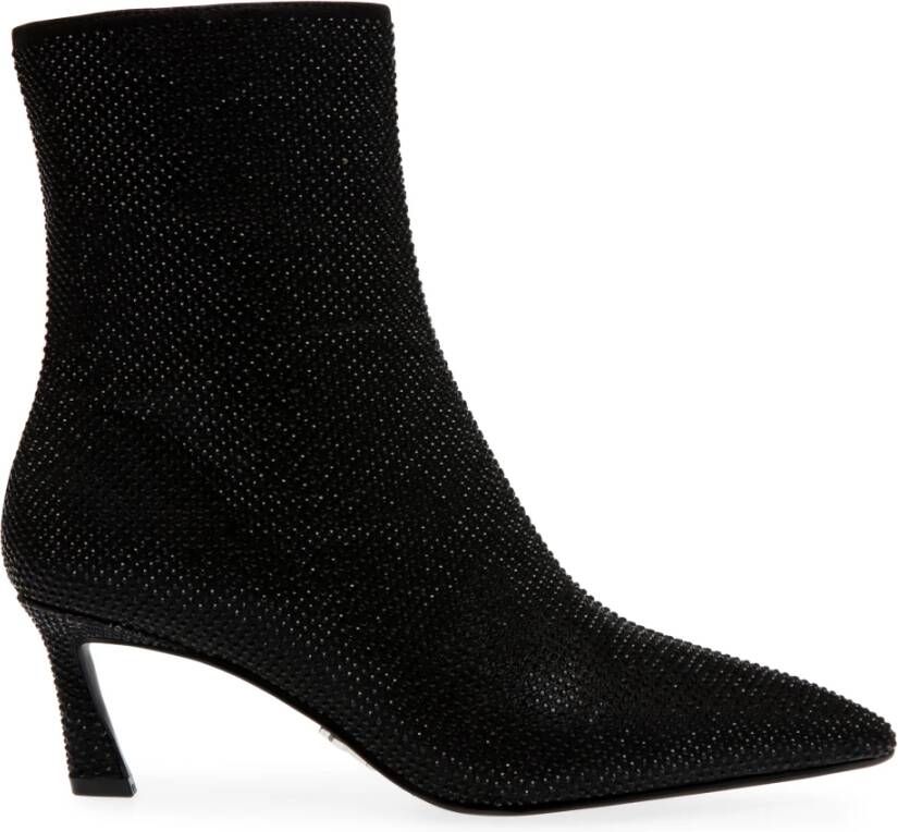 Steve Madden Zwarte Kristal Feestlaarzen Black Dames