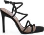 Steve Madden Zwarte Kristal Impliciete Hoge Hak Sandalen Zwart Dames - Thumbnail 1