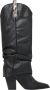 Steve Madden Zwarte Lassy Laars Black Dames - Thumbnail 1