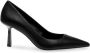 Steve Madden Zwarte leren stilettohakpomp Black Dames - Thumbnail 1