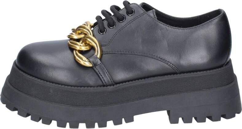 Stokton Elegante Leren Damesschoenen Black Dames