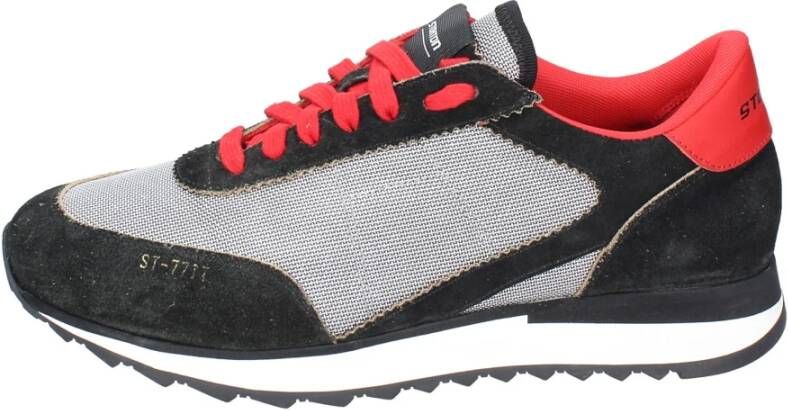 Stokton Heren Textiel Sneakers Gray Heren