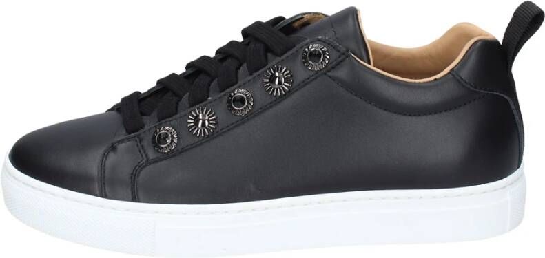 Stokton Leren Dames Sneakers Black Dames