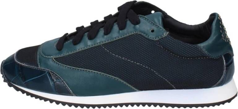 Stokton Leren Dames Sneakers Green Dames