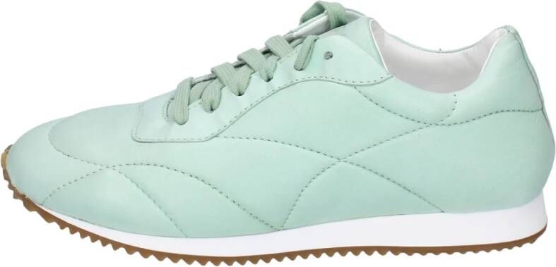 Stokton Leren Dames Sneakers Green Dames