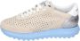 Stokton Leren Dames Sneakers Stijlvolle Schoenen Beige Dames - Thumbnail 1