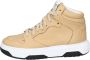 Stokton Leren Dames Sneakers Stijlvolle Schoenen Beige Dames - Thumbnail 1