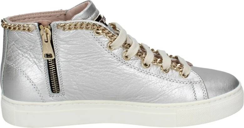 Stokton Leren Dames Sneakers Stijlvolle Schoenen Beige Dames