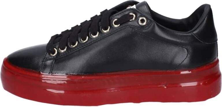 Stokton Leren Dames Sneakers Stijlvolle Schoenen Black Dames