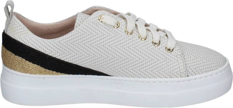 Stokton Leren Dames Sneakers Stijlvolle Schoenen White Dames