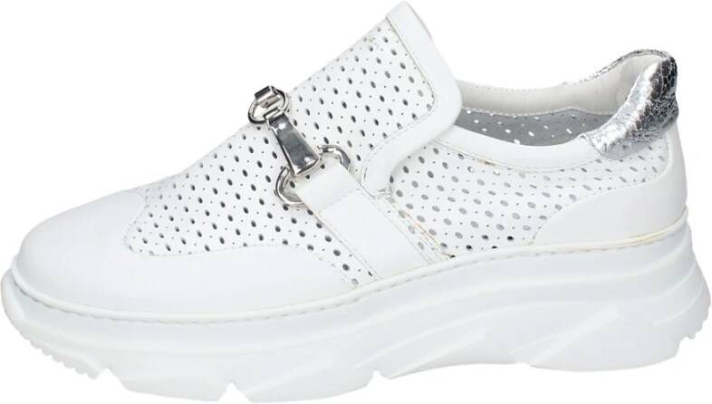 Stokton Leren Dames Sneakers Stijlvolle Schoenen White Dames