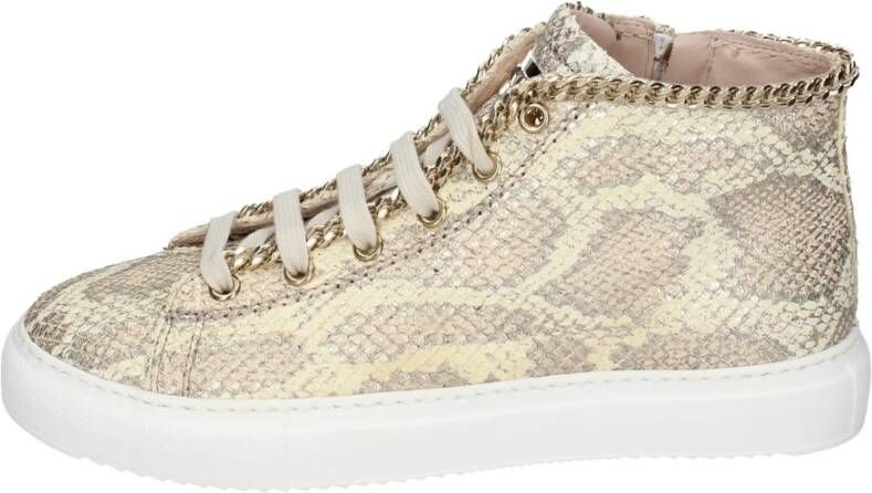 Stokton Leren Dames Sneakers Stijlvolle Schoenen Yellow Dames