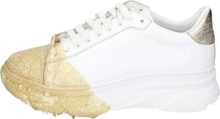 Stokton Leren Dames Sneakers White Dames