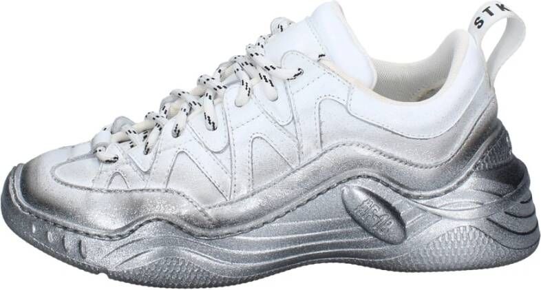 Stokton Leren Dames Sneakers White Dames