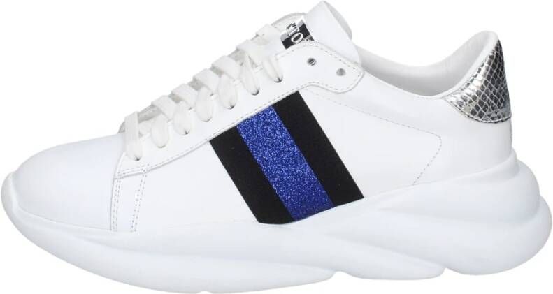 Stokton Leren Dames Sneakers White Dames