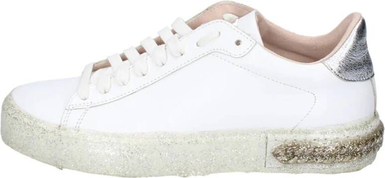 Stokton Leren Dames Sneakers White Dames