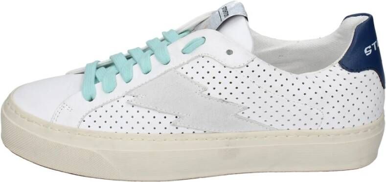 Stokton Leren Dames Sneakers White Dames