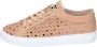 Stokton Leren Damessneakers Beige Dames - Thumbnail 1