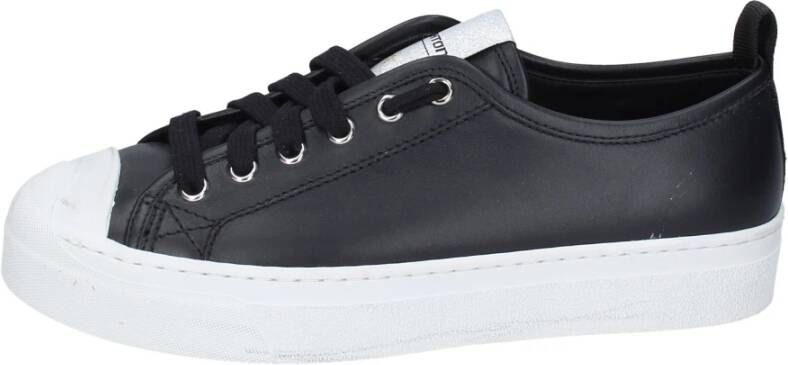 Stokton Leren Damessneakers Black Dames