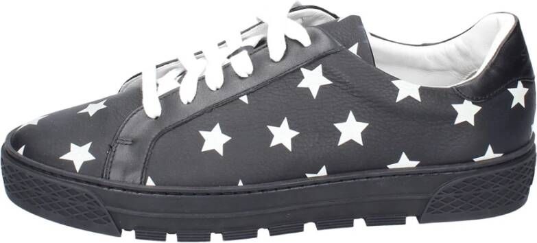 Stokton Leren Heren Sneakers Black Heren