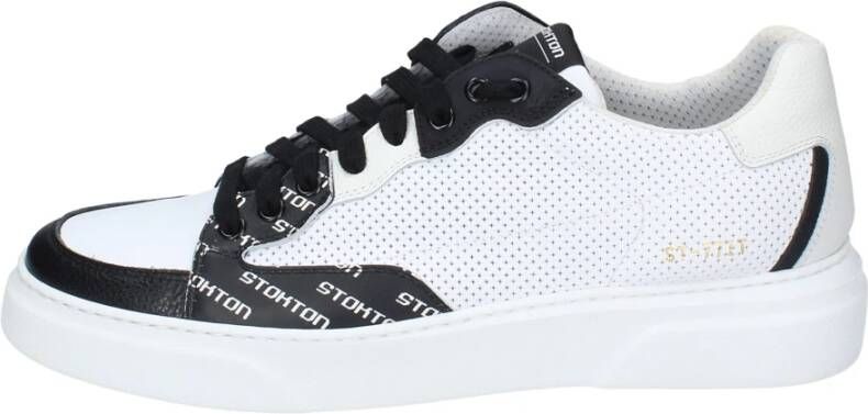 Stokton Leren Heren Sneakers White Heren