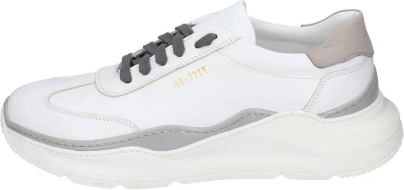 Stokton Leren Heren Sneakers White Heren