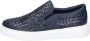 Stokton Leren Slip-On Sneakers voor Mannen Blue Heren - Thumbnail 1