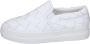 Stokton Leren Slip-On Sneakers voor Vrouwen White Dames - Thumbnail 1