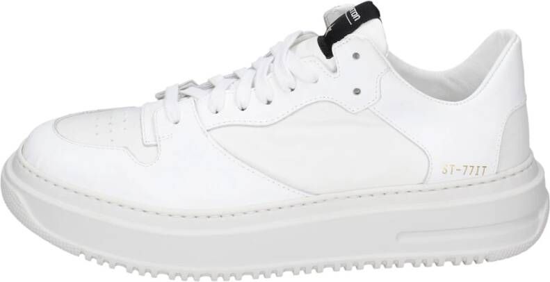 Stokton Rubber Sneakers voor Mannen White Heren