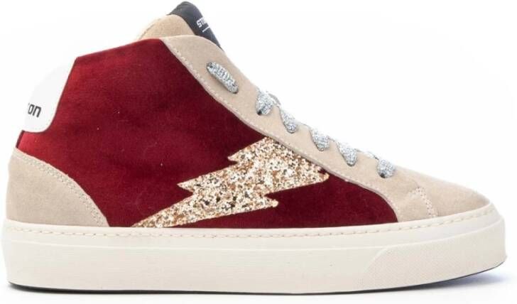 Stokton Bolt-D Vienna sneakers Rood Dames