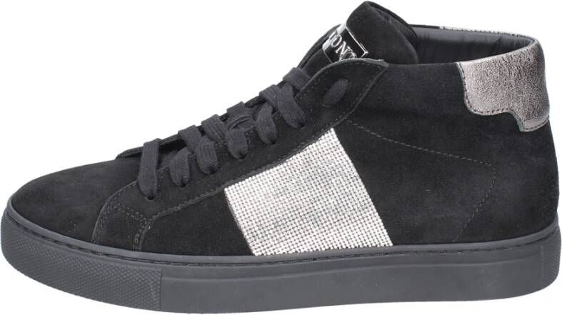 Stokton Suede Damessneakers Black Dames