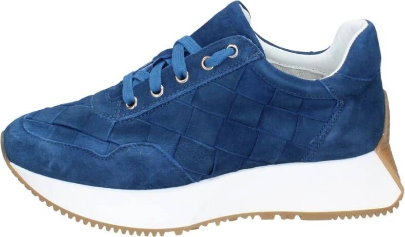 Stokton Suede Damessneakers Blue Dames