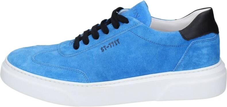 Stokton Suede Heren Sneakers Blue Heren