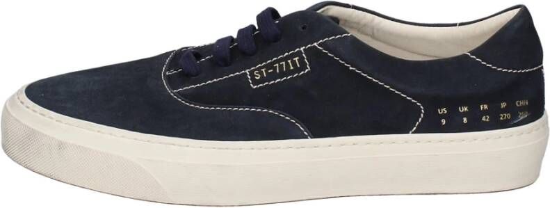 Stokton Suede Heren Sneakers Blue Heren