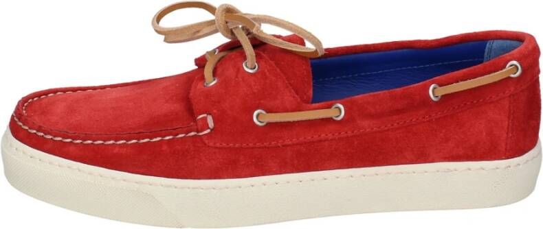 Stokton Suede Loafers voor Mannen Red Heren