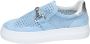 Stokton Suede Slip On Sneakers voor Vrouwen Blue Dames - Thumbnail 1