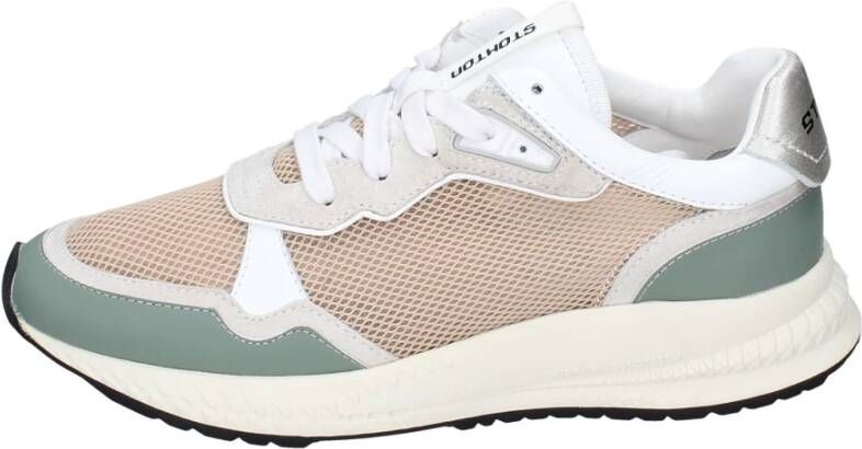 Stokton Textiel Sneakers voor Vrouwen Beige Dames