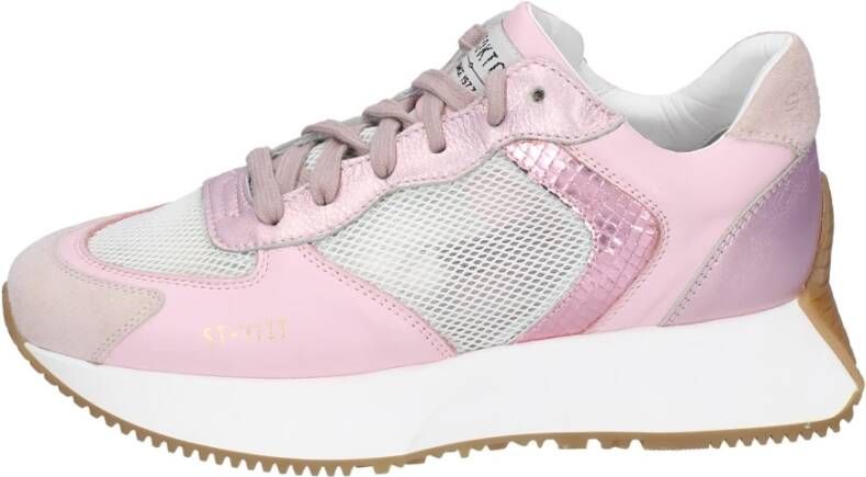 Stokton Textiel Sneakers voor Vrouwen Pink Dames