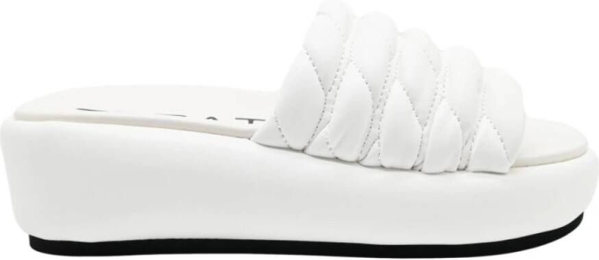 Strategia Sandalen en Slippers Wit White Dames