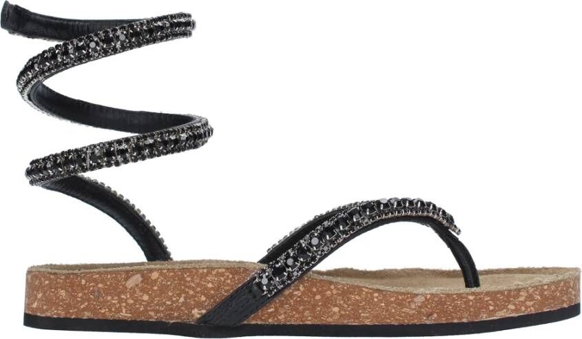 Strategia Sandalen Zwart Black Dames