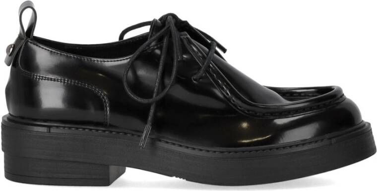 Strategia Zwarte Vetersneaker met Stud Detail Black Dames