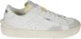 Strype Leren sneakers met suède afwerking White Heren - Thumbnail 1