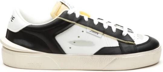 Strype Zwarte Sneakers Black Heren