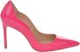 Stuart Weitzman 100 Scalloped Leren Pumps voor Vrouwen Pink Dames - Thumbnail 3