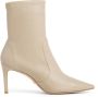 Stuart Weitzman 85 Stretch Bootie Stijlvolle en comfortabele haklaarzen Beige Dames - Thumbnail 5