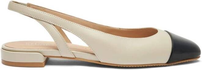 Stuart Weitzman Ballerina Schoenen Elegante Stijl Beige Dames