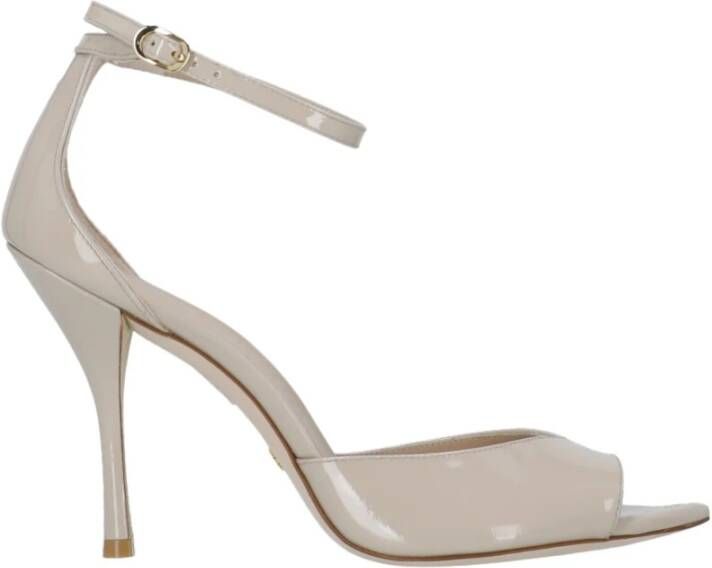 Stuart Weitzman Beige Hoge Hak Sandalen Beige Dames