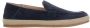 Stuart Weitzman Blauwe Suède Platte Mocassin Schoenen Blue Heren - Thumbnail 1