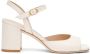 Stuart Weitzman Block Sandal Outfit Verhogen Moderne Stijl White Dames - Thumbnail 1